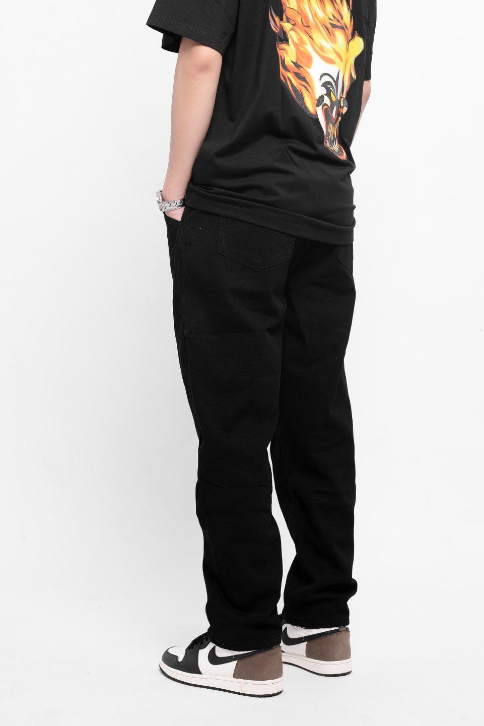 REGULAR FIT DENIM - BLACK
