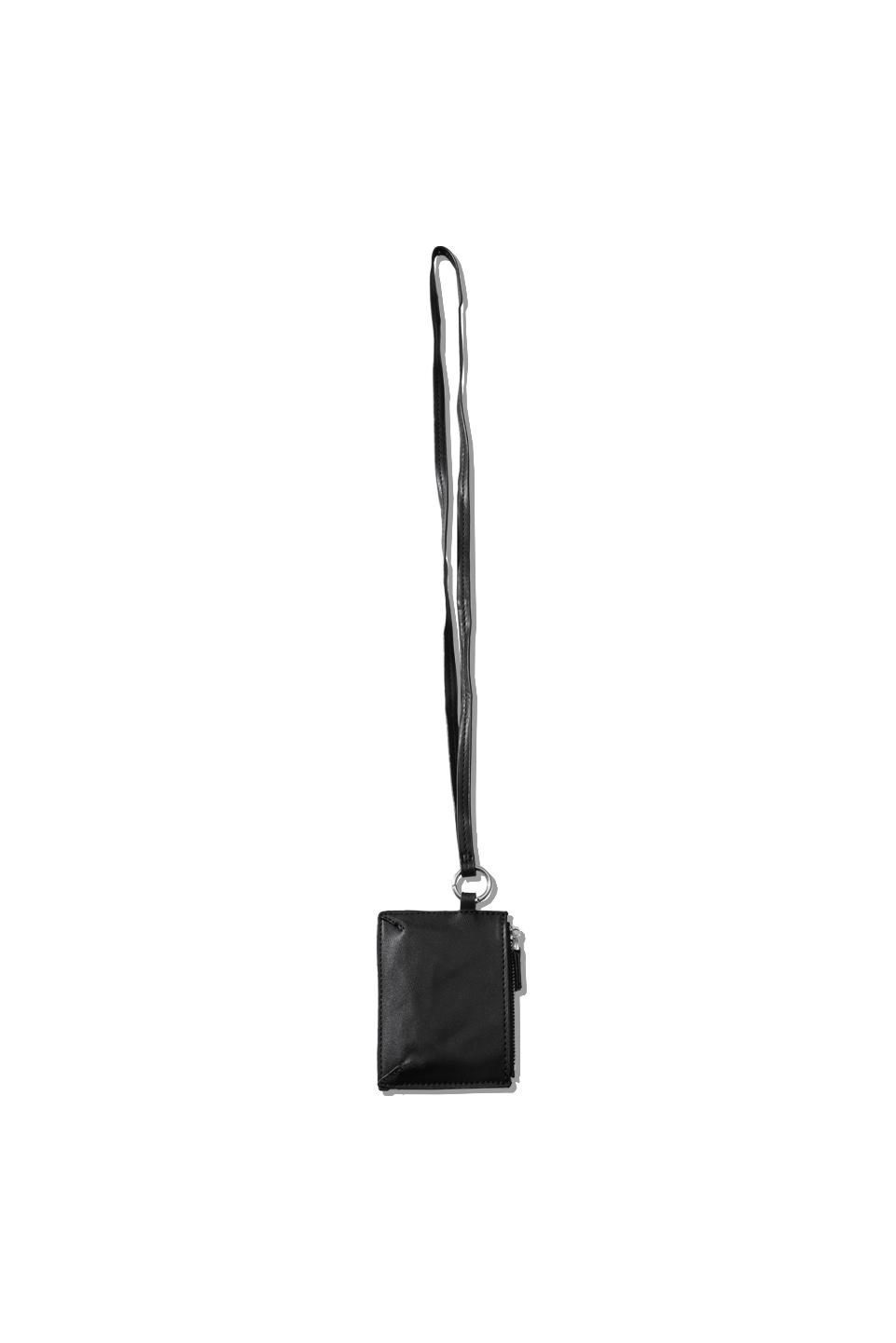 TUMS LEATHER CARD HOLDER - Black