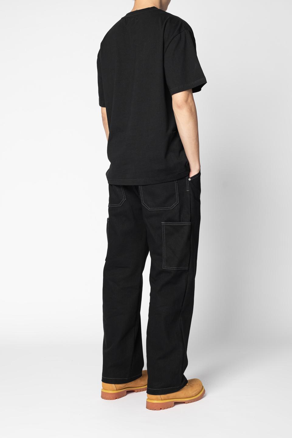 TWILL SLIM PANT V2 - BLACK