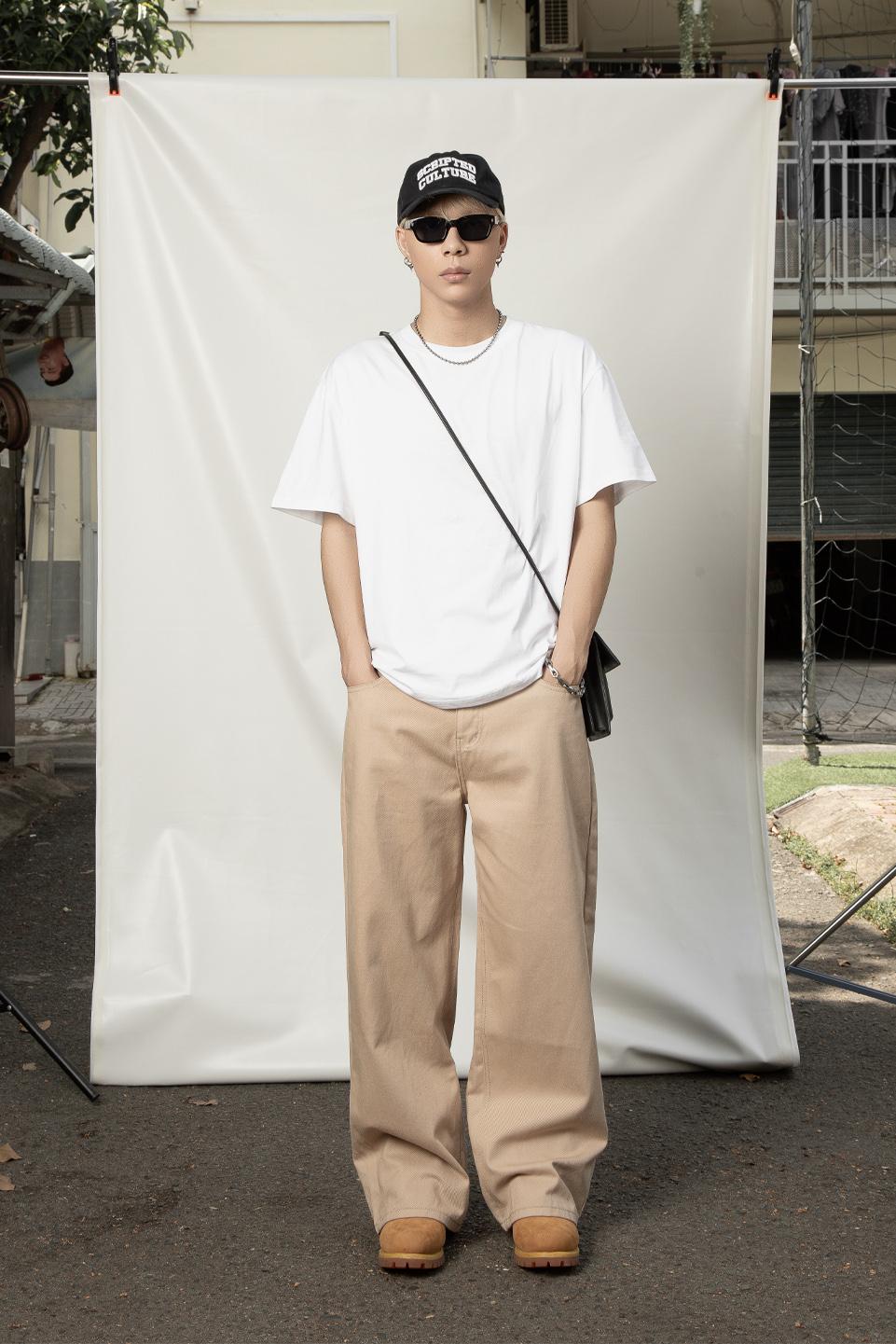 ESSENTIAL WIDELEG PANT - BEIGE
