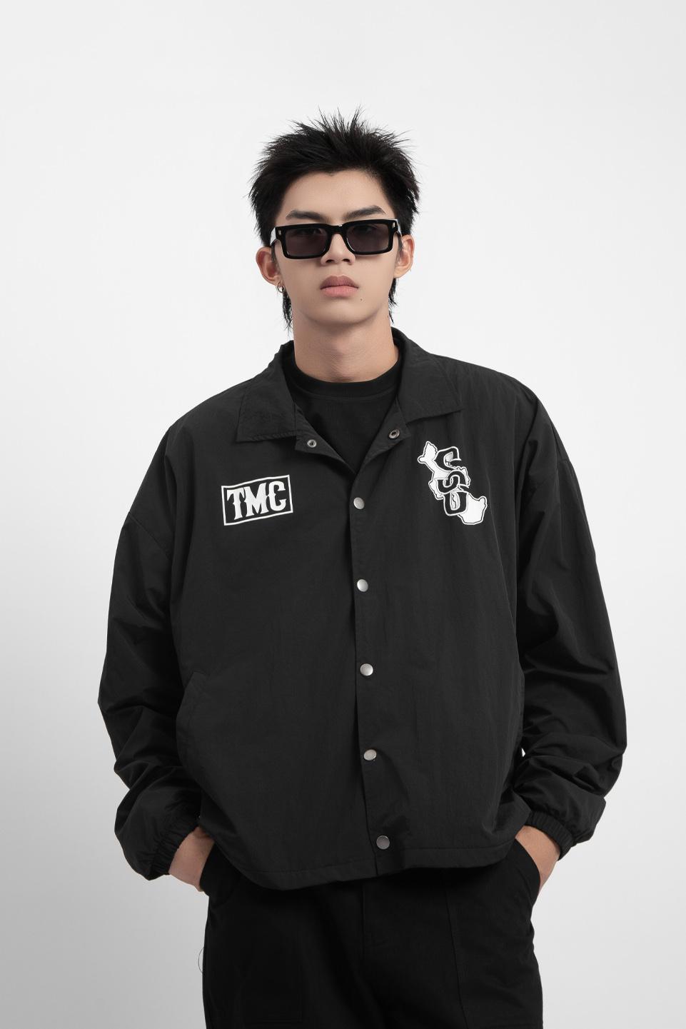 S/S COACH JACKET - Black
