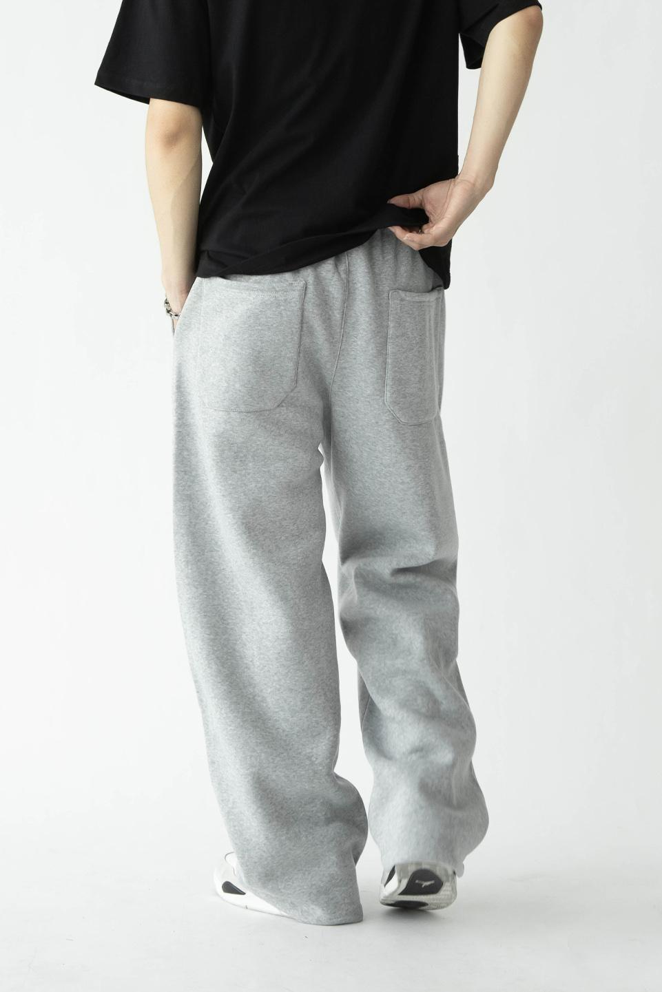 SWEAT WIDE PANT - GREY