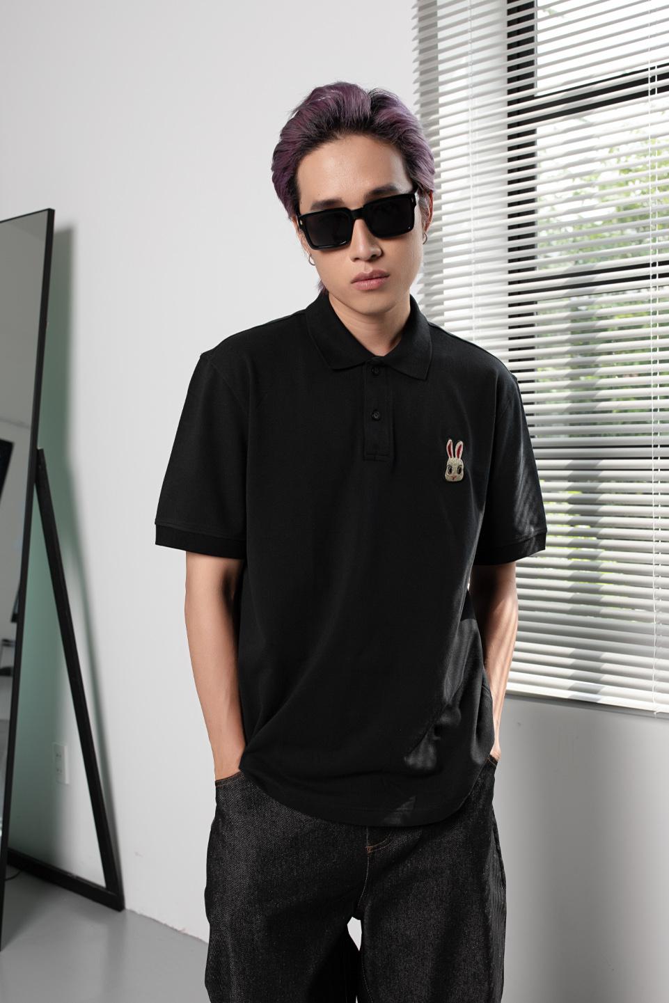 ESSENTIAL POLO - Black