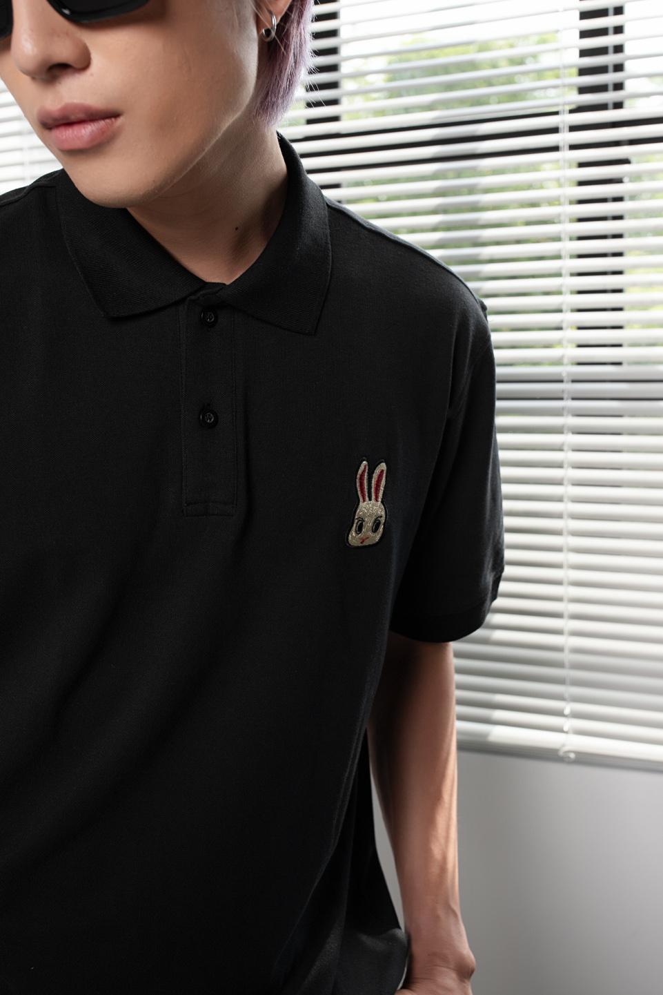 ESSENTIAL POLO - Black