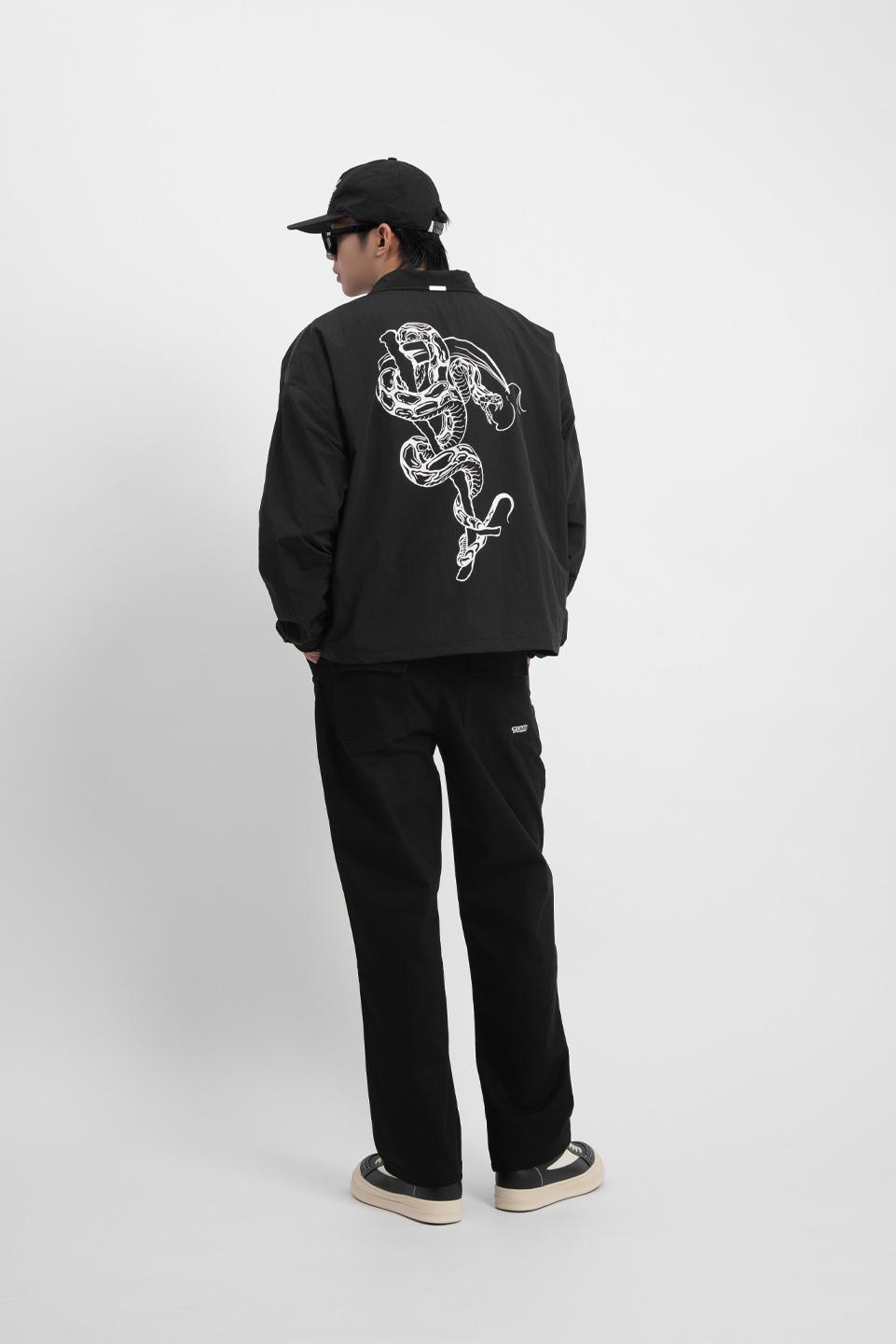 S/S COACH JACKET - Black
