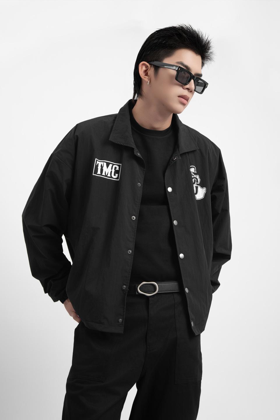 S/S COACH JACKET - Black