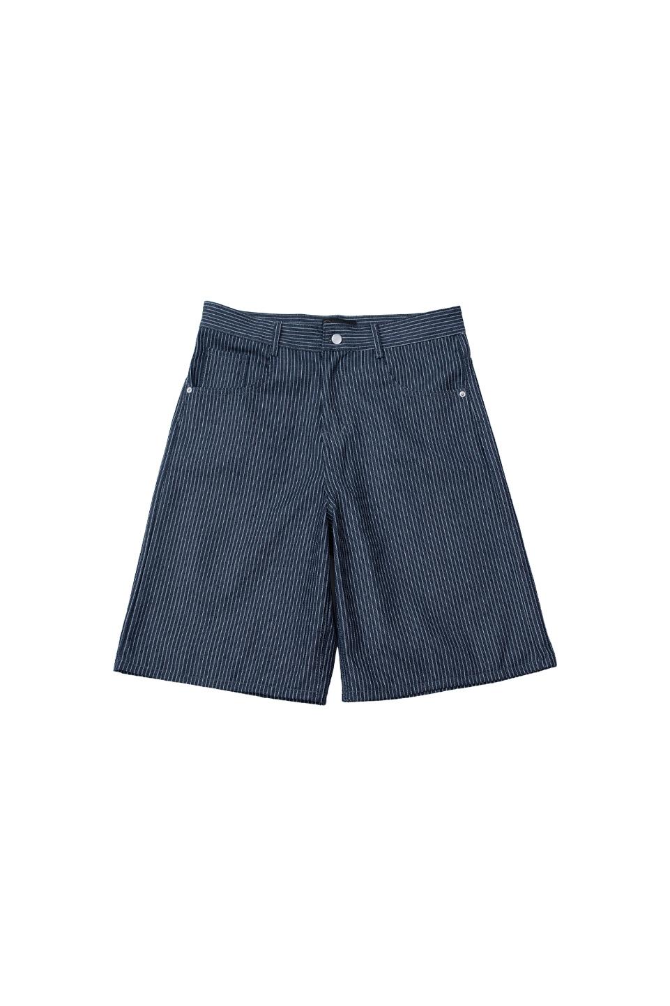 TUMS DENIM SHORT - STRIPED