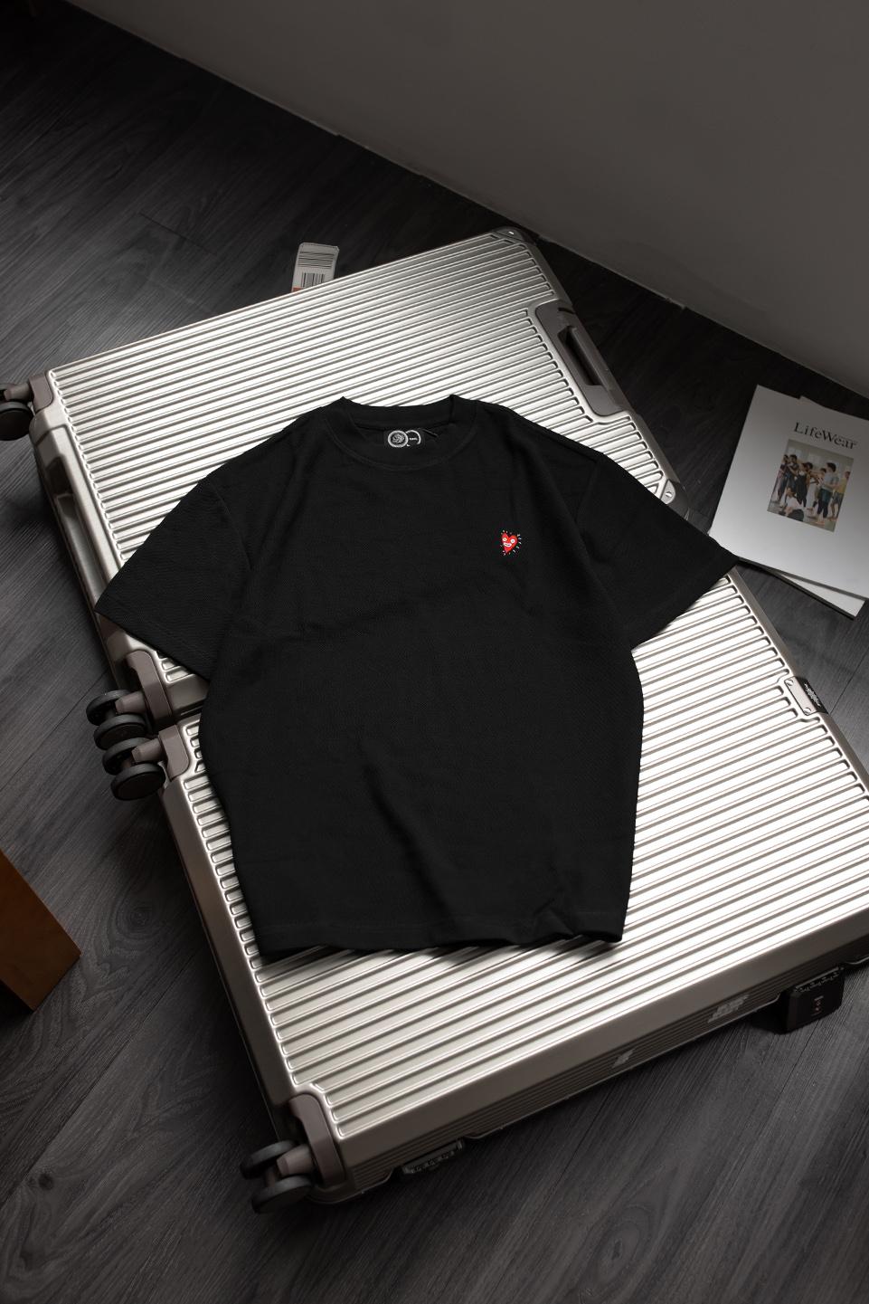 CORNY HEART TSHIRT - Black