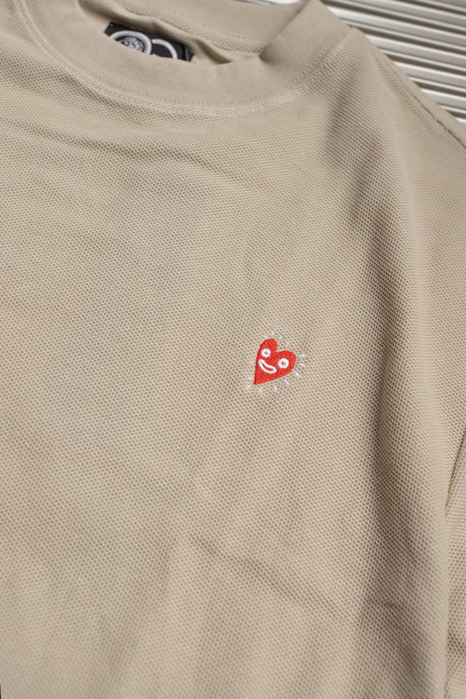 CORNY HEART TSHIRT - Brandy