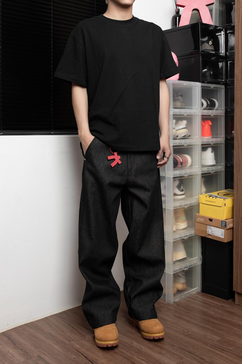 TUMS BARREL RAW DENIM