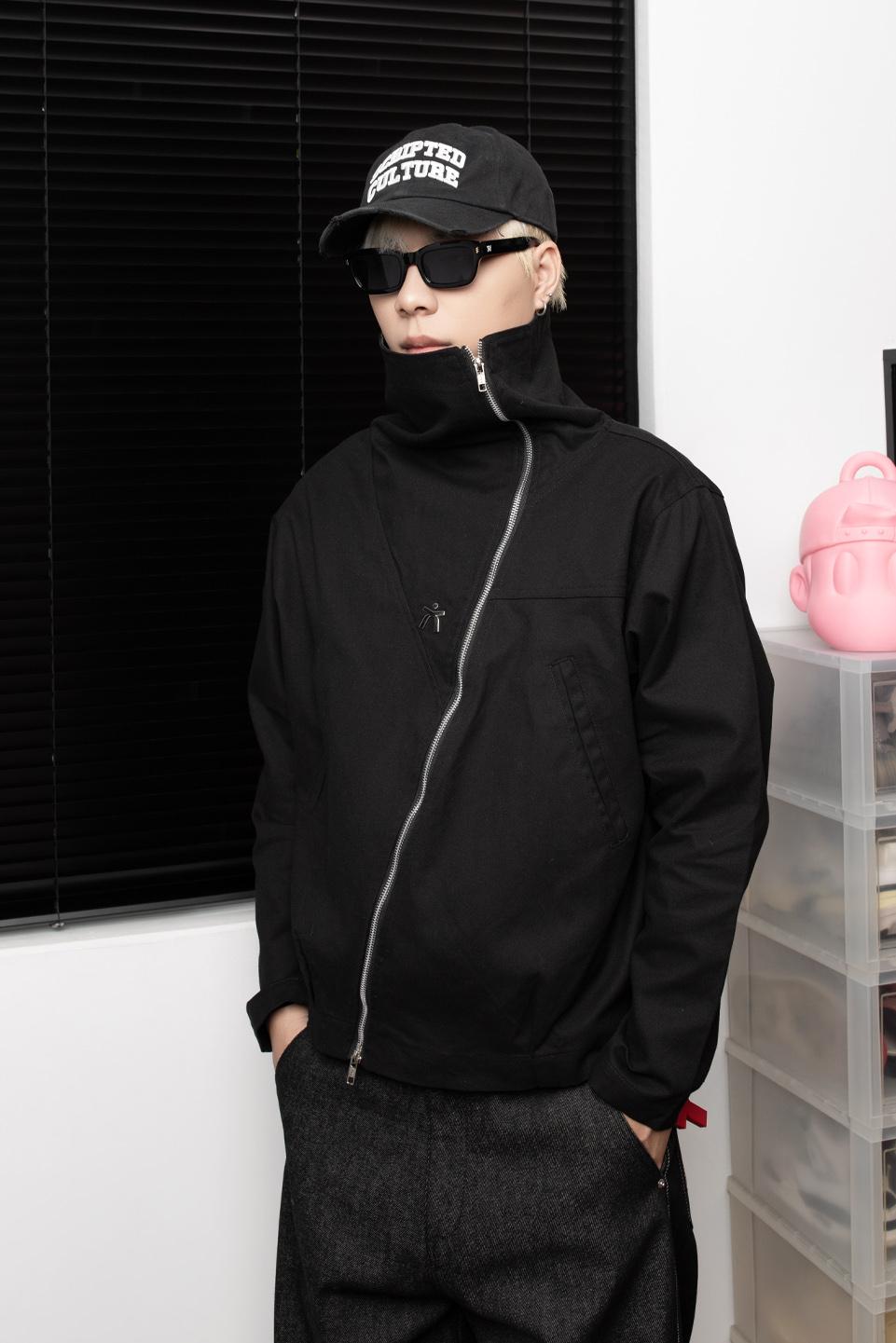 TUMS CROSS JACKET - Black