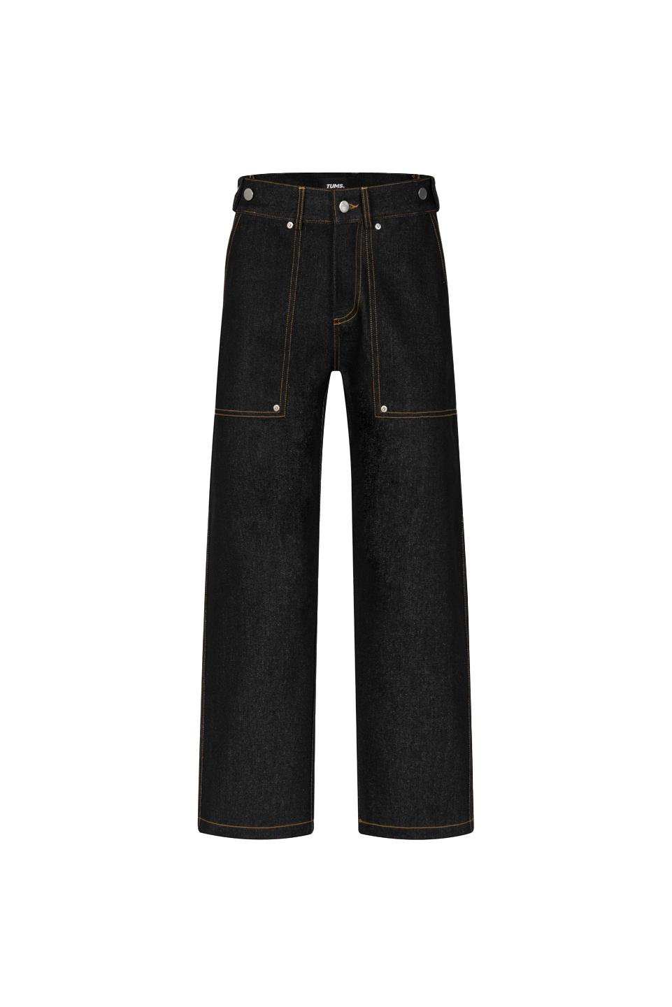 TUMS PATCH POCKET RAW DENIM - Bobby Brown