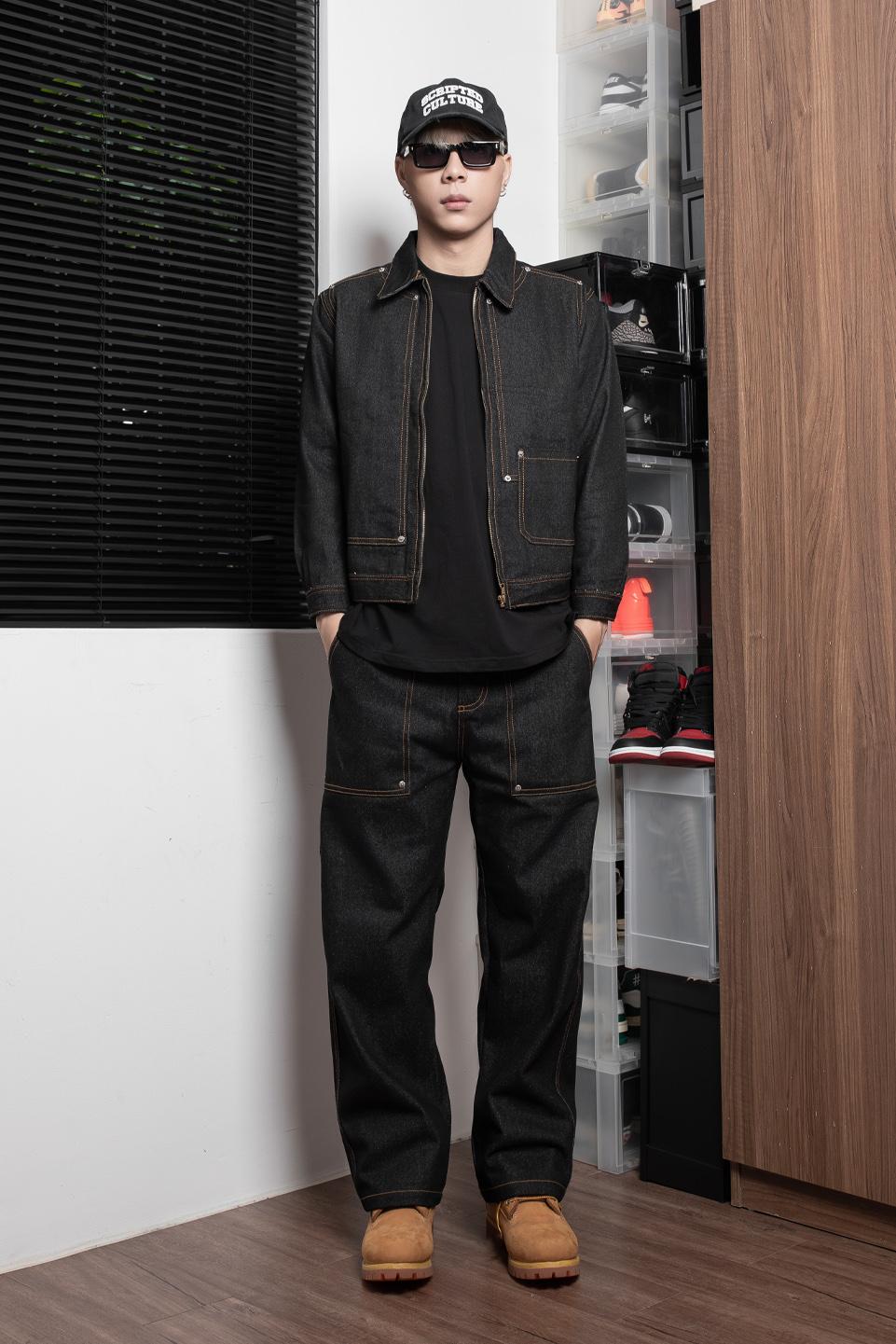 TUMS PATCH POCKET RAW DENIM - Bobby Brown