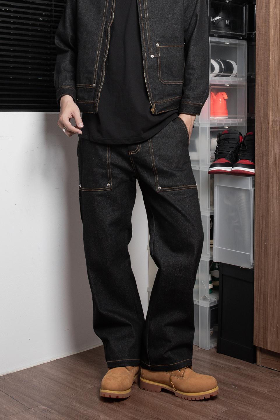 TUMS PATCH POCKET RAW DENIM - Bobby Brown